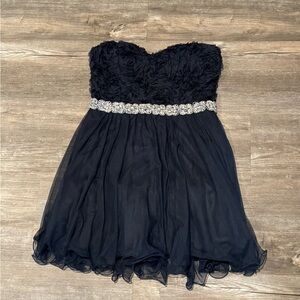 Navy blue formal dress